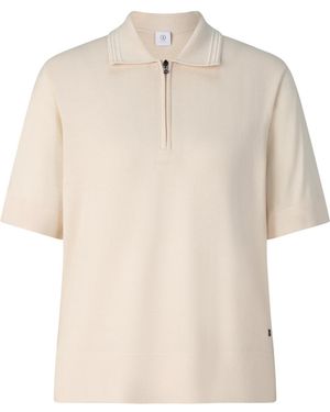 Bogner Schurwoll-Polo-Shirt Maureen - Natur