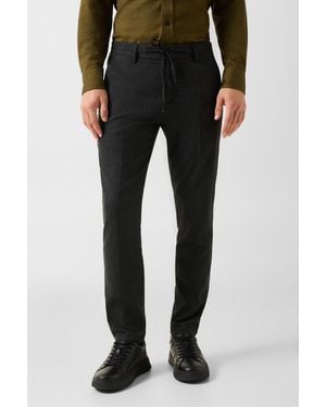 Bogner Riley Business Wool Mix Pants For - Black