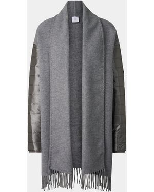 Bogner Wollmix-Poncho North Für Damen - Grau