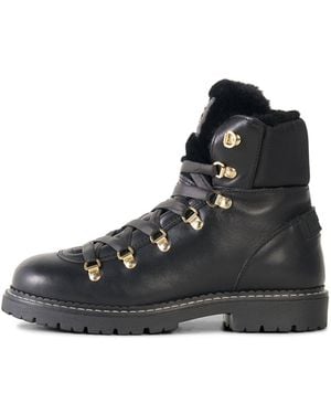 Bogner Andermatt Lace-up Boots With Spikes - Black