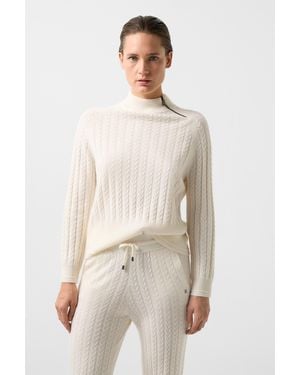 Bogner Lyrica Cable-knit Sweater - Natural