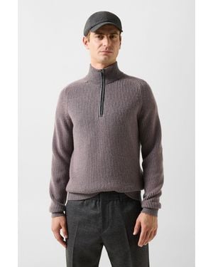 Bogner Dwayne Virgin Wool And Cashmere Turtleneck - Gray