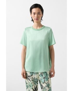 Bogner Satin Shirt Dylan For - Green