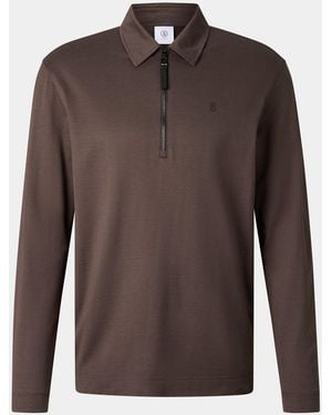 Bogner Bailey Polo Long-sleeved Top - Brown