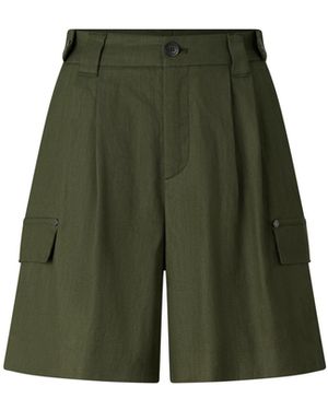 Bogner Linen Mix Cargo Shorts Hanny For - Green