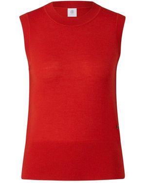 Bogner Knitted Top Isola For - Red