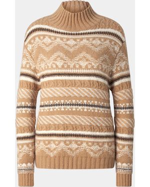 Bogner Pink Norwegian Pullover - Natural