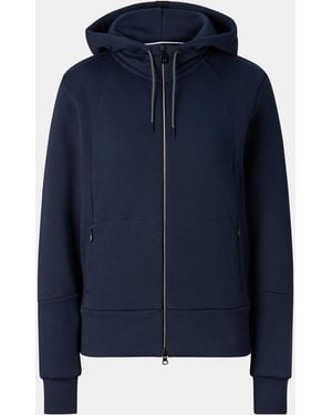 Bogner Fire + Ice Nada Cotton Hoodie Jersey Jacket - Blue