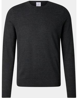 Bogner Pure New Wool Cashmere Sweater - Black
