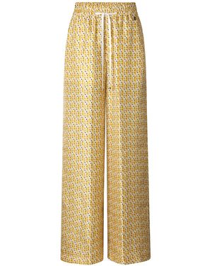 Bogner Emmy Silk Trousers For - Yellow