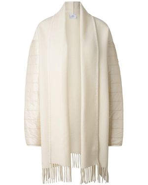 Bogner Wool Mix Poncho For - Natural