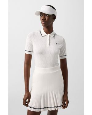 Bogner Mandy Knitted Polo Shirt - Natural