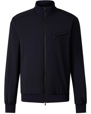 Bogner Virgin Wool Jacket Milan For - Blue