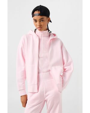 Bogner Fire + Ice Ilona Cotton Hoodie Jersey Jacket - Pink