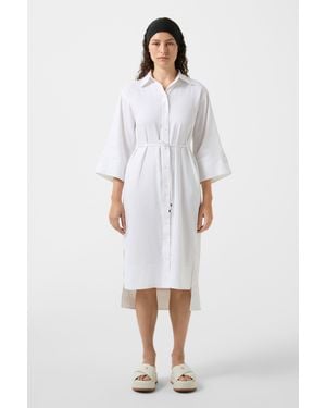 Bogner Reika Shirt Dress For - White