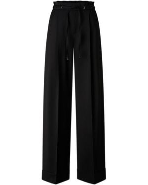 Bogner Schurwoll-Bundfaltenhose Elfy Für Damen - Schwarz