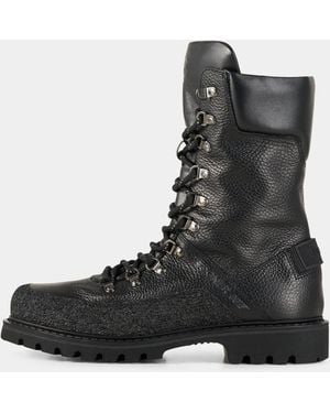 Bogner Helsinki X Bond 007 High Boots With Spikes - Black