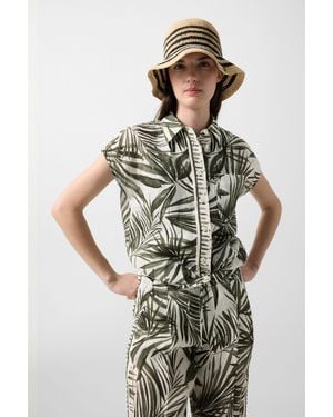 Bogner Charlet Linen Blouse - Multicolour