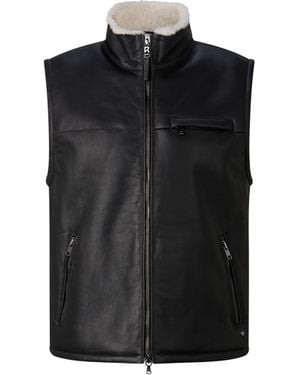 Bogner Rosso Lambskin Vest - Black