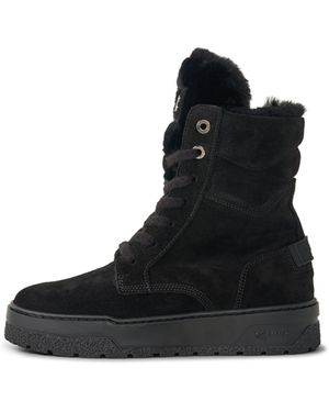 Bogner Calgary Lace-up Boots With Spikes - Black