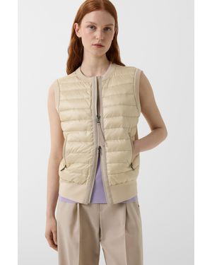Bogner Zira Hybrid Knitted Vest - Natural