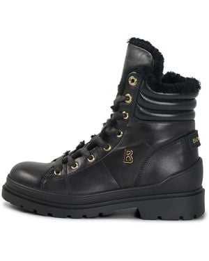 Bogner St. Moritz Lace-up Boots With Spikes - Black