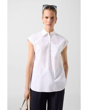 Bogner Hunter Cotton Blouse - White