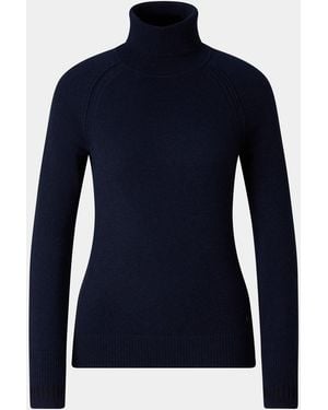 Bogner Vaiana Pure New Wool And Cashmere Sweater - Blue