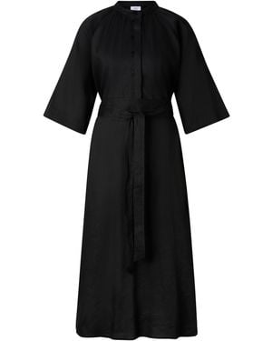 Bogner Linen Mix Dress Catelyn For - Black