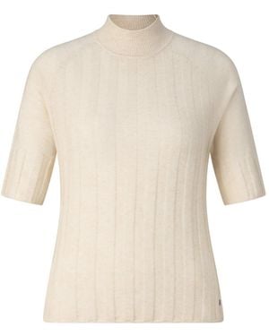 Bogner Virgin Wool Cashmere Shirt Tina - Natural