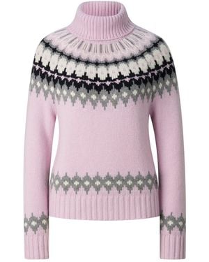 Bogner Ingrid Cashmere And Norwegian-Style Jumper For - Pink