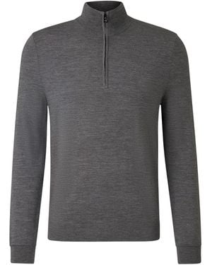 Bogner Virgin Wool Ouri Troyer For - Grey