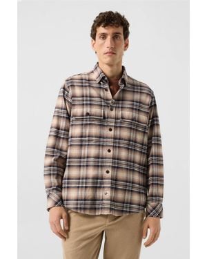 Bogner Flanellhemd Heiko - Braun