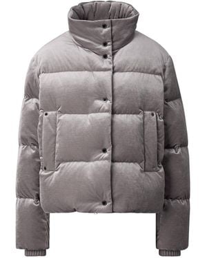 Bogner Oliva Velvet Down Jacket For - Brown