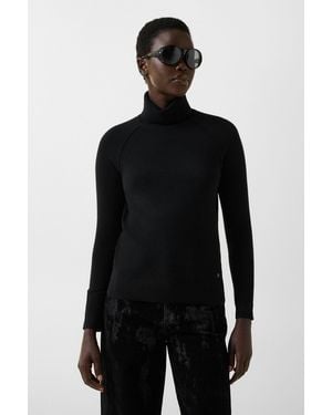 Bogner Vaiana Pure New Wool Cashmere Sweater - Black