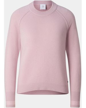 Bogner Vanessa Pure New Wool Cashmere Sweater - Pink