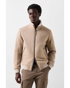 Bogner Teryl Virgin Wool Blouson For - Natural