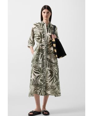Bogner Leinenkleid Catelyn Für Damen - Grün