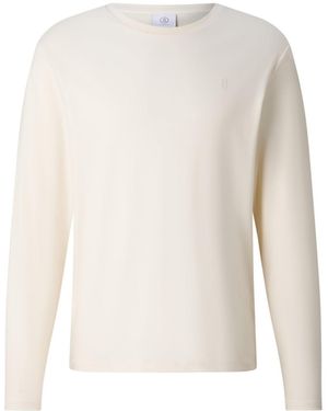 Bogner Baumwoll-Longsleeve Arvid Für Herren - Weiß