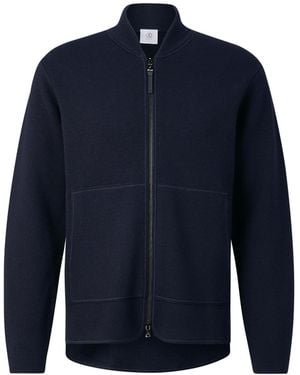 Bogner Virgin Wool Cardigan Everest - Blue