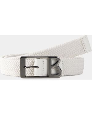 Bogner Braided Belt Melly - White