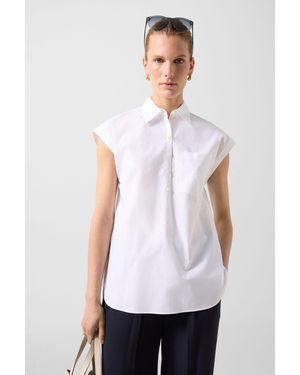Bogner Hunter Cotton Blouse - White