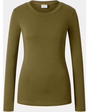 Bogner Nikini Cotton Long-sleeve Shirt - Green
