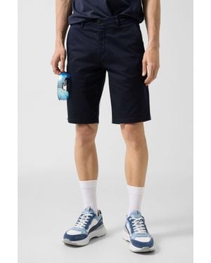 Bogner Miami Cotton Shorts For - Blue