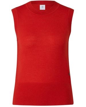 Bogner Knitted Top Isola For - Red