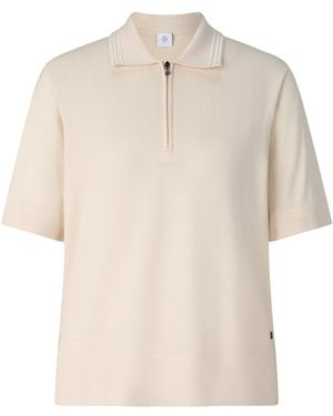 Bogner Maureen Virgin Wool Polo Shirt For - Natural
