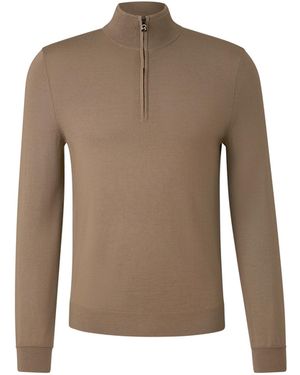 Bogner Virgin Wool Ouri Troyer For - Brown