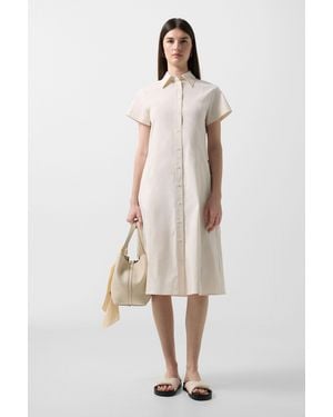 Bogner Poplin Blouse Dress Alison - Natural