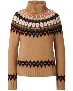 Bogner Kaschmir-Norweger-Pullover Ingrid Für Damen - Braun
