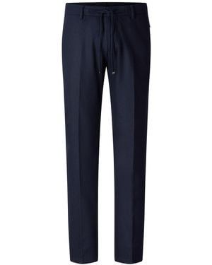 Bogner Riley Business Wool Mix Trousers For - Blue